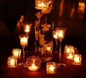 Centrotavola Matrimonio con Candele