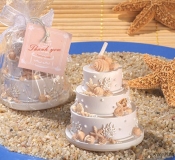 Centrotavola Matrimonio con Candele Tema Mare