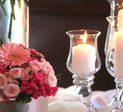 Centrotavola Matrimonio con Candele