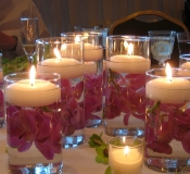 Centrotavola Matrimonio con Candele